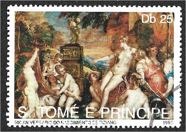 Pintores 1990, Nymphos, por Tiziano.