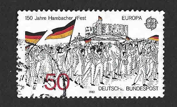 1372 - 150 Años de la Reunión de Reunión de Hambach (EUROPA CEPT) 