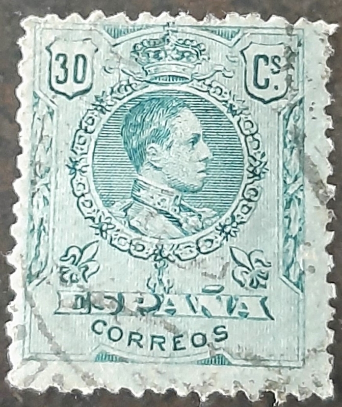 Alfonso XIII. Tipo Medallón