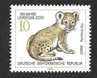 1910 - Centenario del Zoológico de Leipziger (DDR)