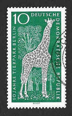 759 - X Aniversario del Zoo de Berlín (DDR)