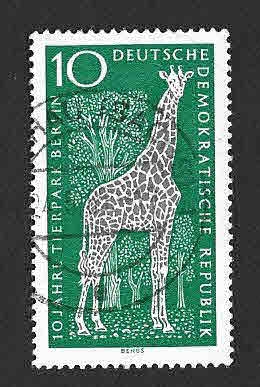 759 - X Aniversario del Zoo de Berlín (DDR)