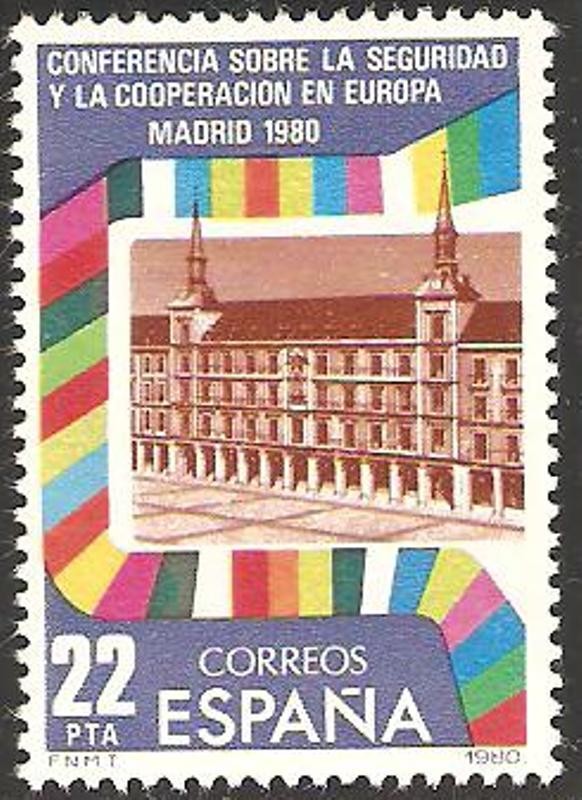 2592 - Conferencia sobre la seguridad y la cooperación en Europa, Plaza Mayor de Madrid