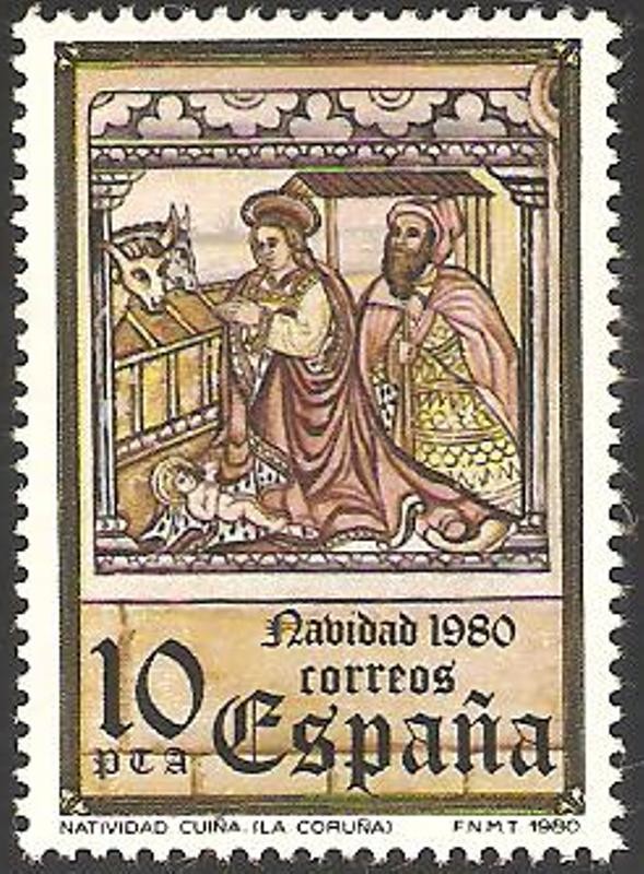 2593 - Navidad, Santa Maria de Cuiña (La Coruña)