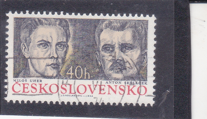 Miloš Uher y Anton Sedláček