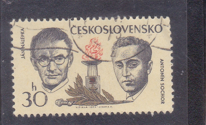 Capt. Jan Nalepka y el mayor Antonin Sochor