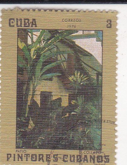 PINTORES CUBANOS-patio