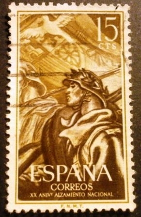 ESPAÑA 1956 17 jul. XX aniversario del alzamiento Nacional