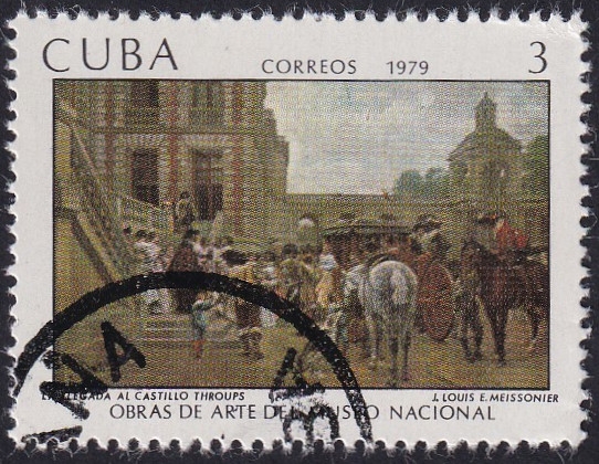 Llegada al Castillo Throups, Meissonier