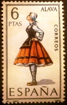 ESPAÑA 1967 Trajes típicos españoles