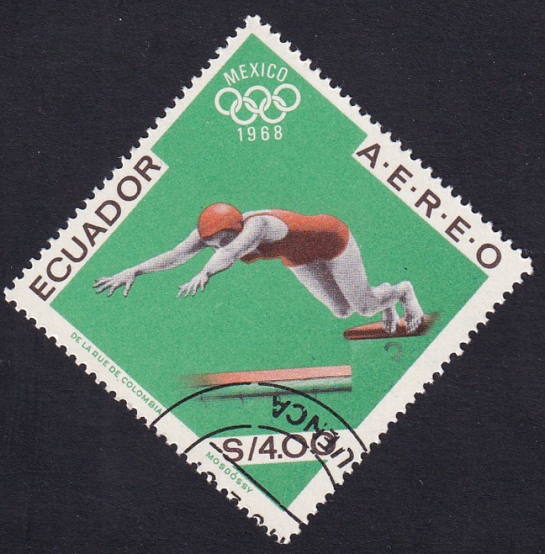 JJ.OO. México 68, Natación