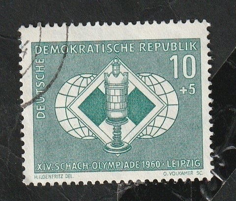 501 - 14 Olimpiadas de ajedrez, en Leipzig