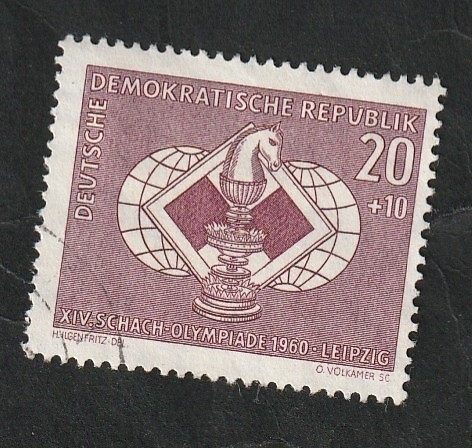 502 - 14 Olimpiadas de ajedrez, en Leipzig