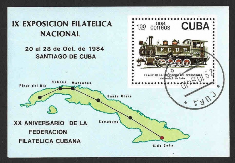 2744 - HB IX Exposición Nacional de Filatelia