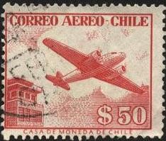 Aeroplano y torre de control.