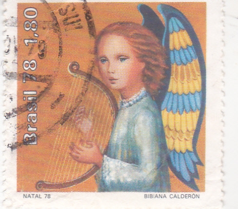 Ángel tocando la lira