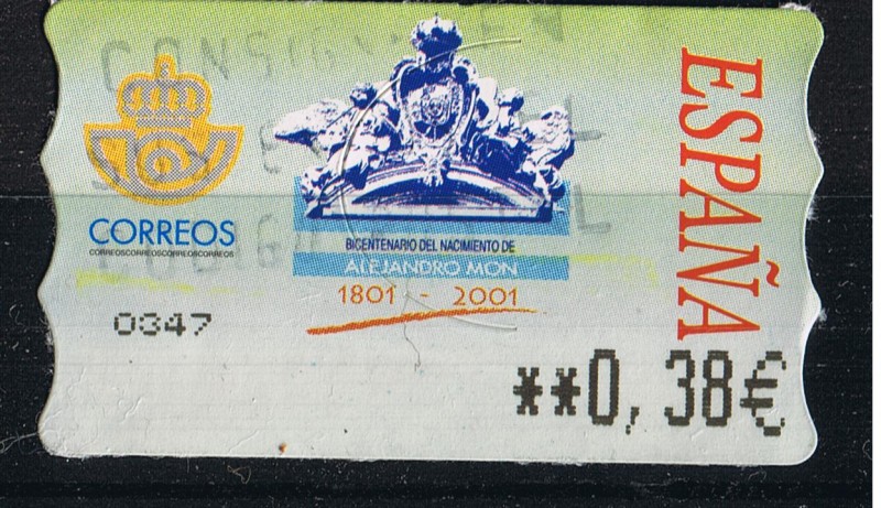 ATMS  Bicentenario del nacimiento de Alejandro Mon  1801 - 2001