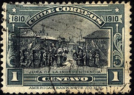 100 años de la Jura de la Independencia de Chile.