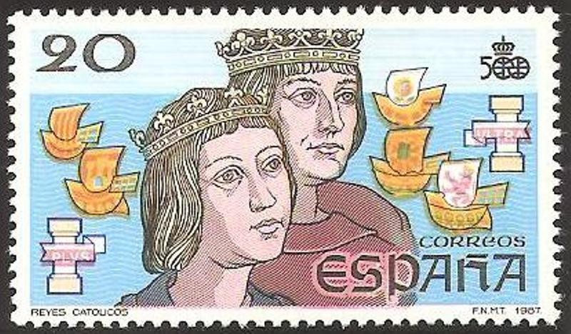 2920 - V centº del descubrimiento de América, Los Reyes Católicos