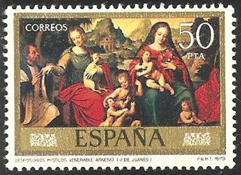 2542 - dia del sello, juan de juanes (IV centº. de su muerte, desposorios misticos del venerable agn