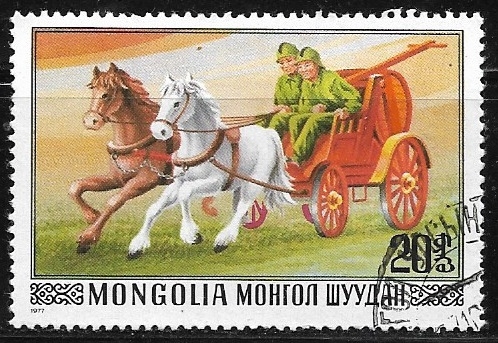 Bomberos a caballo