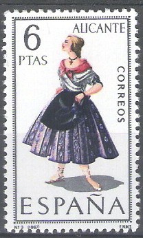 1769 Trajes típicos españoles.Alicante.