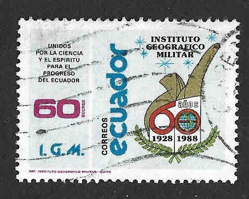 1176 - LX Aniversario del Instituto Geográfico Militar
