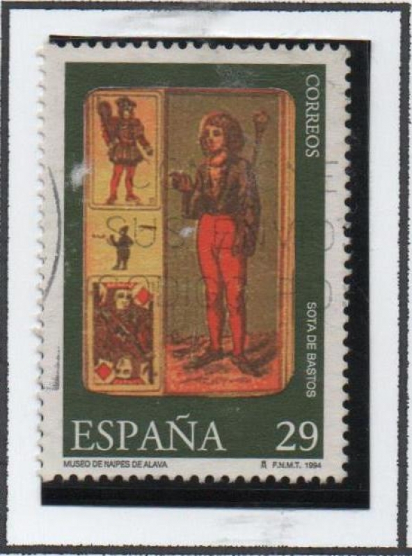 Museo d' Naipes: Sota d' Bastos