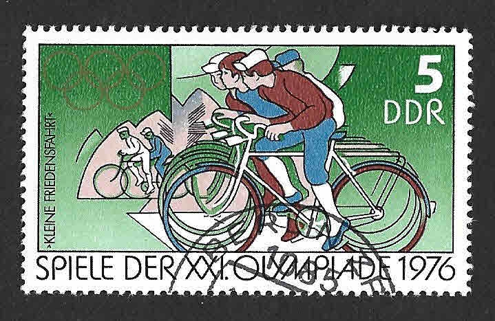 1722 - XXI JJOO Montreal (DDR)