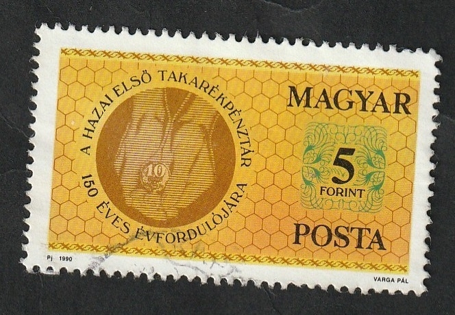 3252 - 150 Anivº de la primera Caja Ahorros húngara