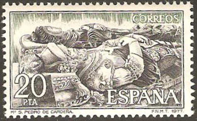 2445 - Monasterio de San Pedro de Cerdeña, sepulcro de El Cid y Doña Jimena