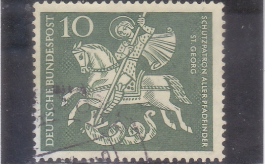 San Jorge matando dragón