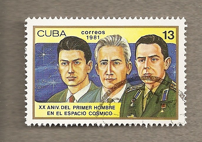 XX Aniv. del 1er hombre en el espacio