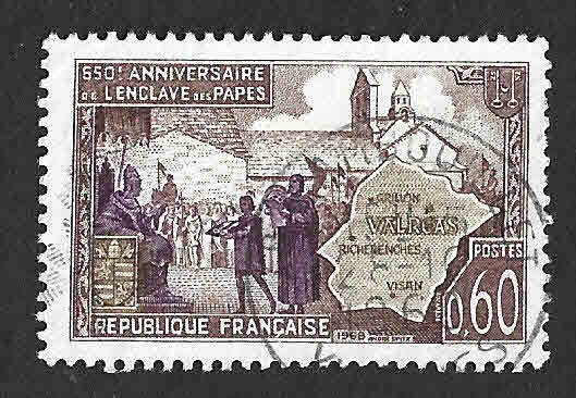 1215 - 650 Aniversario del Enclave papal en Valréas