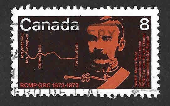 612 - Centenario de la Real Policía Montada de Canadá