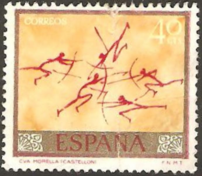 1779 - homenaje al pintor desconocido - cueva de morella (castellon)