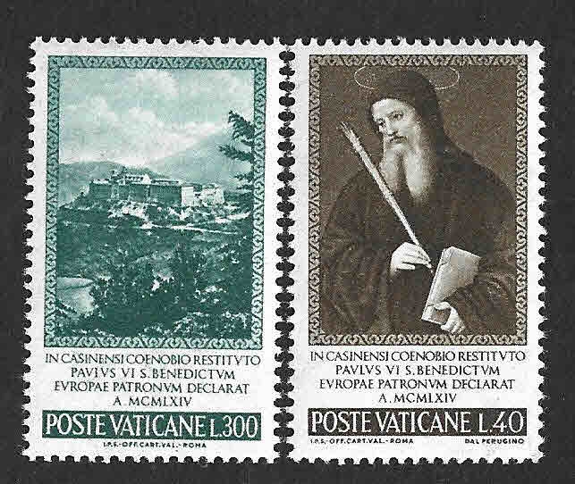 414-415 - Proclamación de San Benito como Patrón de Europa