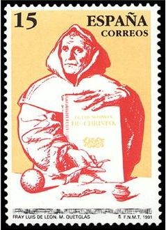ESPAÑA 1991 3119 Centenarios Fray Luis de León Michel2993 Scott2651