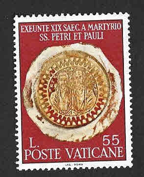 450 - XIX Centenario del Martirio de los Santos Pedro y Pablo