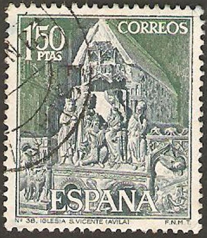 1877 - Iglesia de San Vicente en Avila