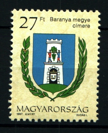 serie- Escudos condados de Hungría