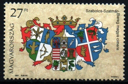 serie- Escudos condados de Hungría