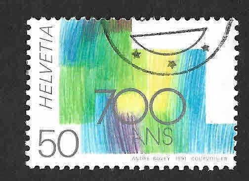 886 - 700 Aniversario de la Confederación Suiza