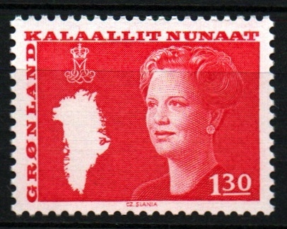 Margarita II y mapa