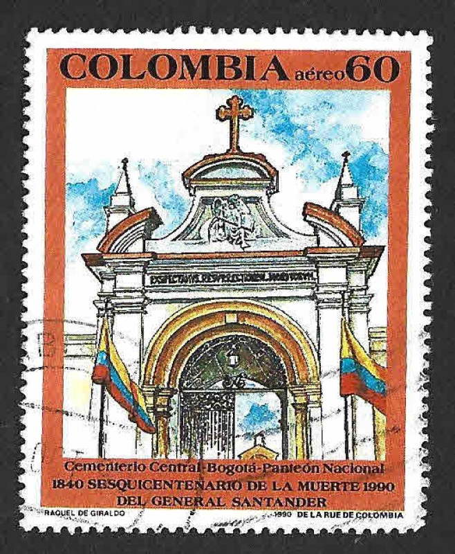 C824 - 150 Años de la Muerte del General Santander