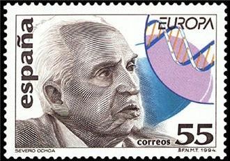 ESPAÑA 1994 3301 Sello Nuevo Descubrimientos Severo Ochoa Michel3162