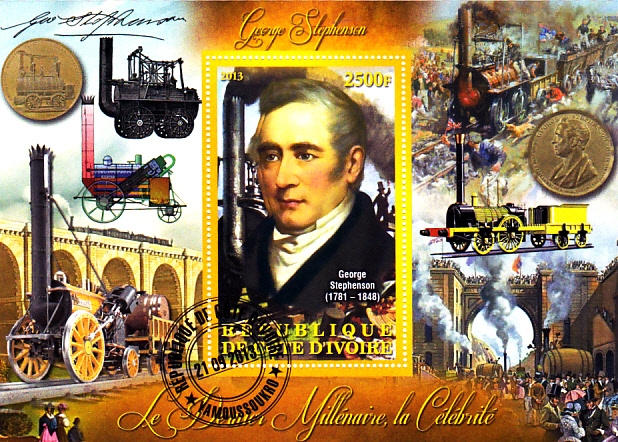 GEORGE STEPHENSON (1781-1848) Ingeniero mecánico e ingeniero civil británico