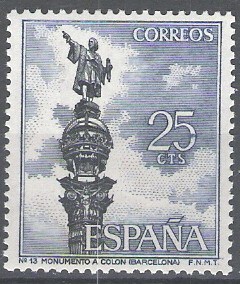 Serie Turistica. Monumento a Colón,  Barcelona