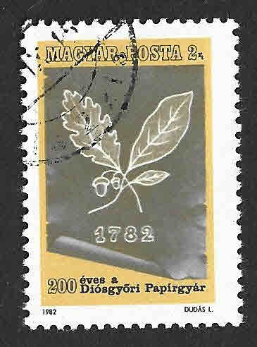 2751 - II Centenario de la Fábrica de Papel de Diosgyor