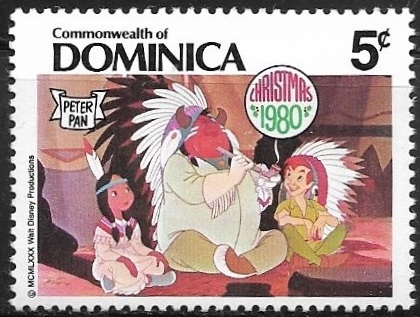 Dibujos animados - Peter Pan - Peter, Lily & the big Chief